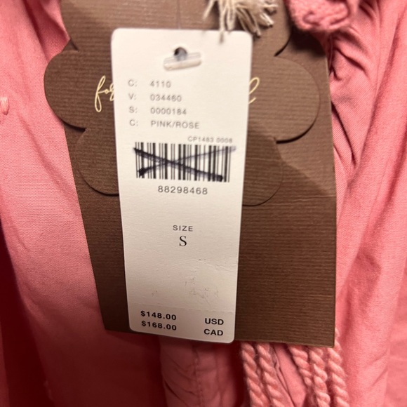 Anthropologie Forever That Girl Long-Sleeve VNeck Embroidered Peasant Blouse NWT - Picture 7 of 8